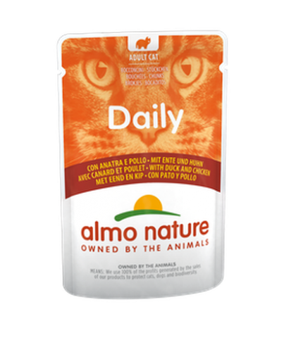 almo nature 貓濕糧系列 Daily menu 5276 Duck and Chicken 鴨肉雞肉 70g (法國)
