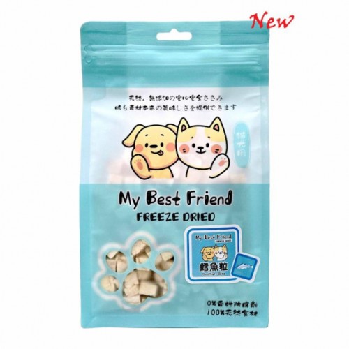 My Best Friend 脫水貓狗小食- 鱈魚粒 100g