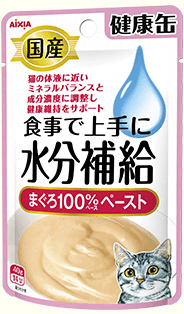 AIXIA 水補給系列 KZJ1 鮪魚泥狀 貓袋裝濕糧 40g x 12包原盒優惠