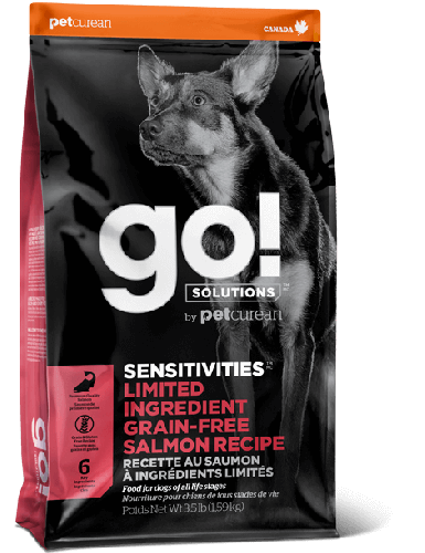 GO! SOLUTIONS 低敏美毛系列 三文魚狗糧配方 22 lb [005838]