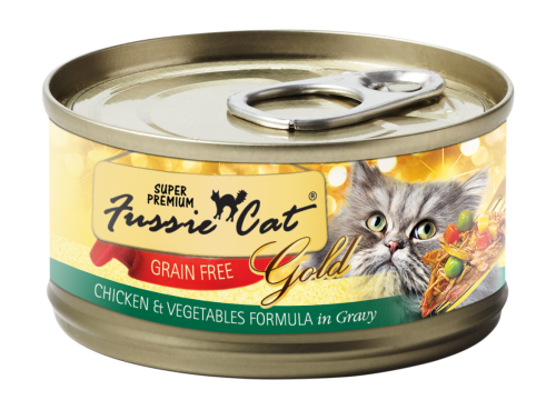 Fussie Cat 金鑽貓罐頭 80G FU-CVC 雞肉加蔬菜