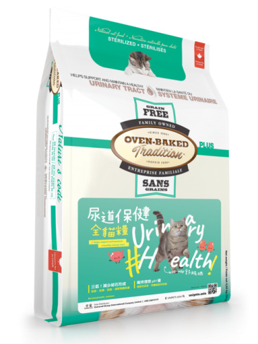 Oven-Baked 奧雲寶 全貓糧 無穀物保健配方 - 尿道保健 雞肉味 10lb