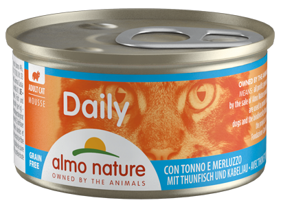 almo nature Mousse系列 147 Tuna Cod 吞拿魚+鱈魚 85g (意大利)