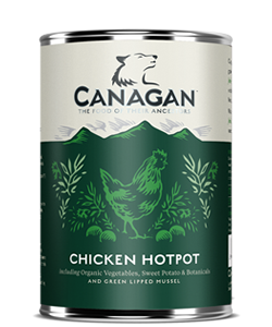 Canagan 全天然無穀物狗罐頭 400G - 雞肉配方 x 6罐原箱優惠