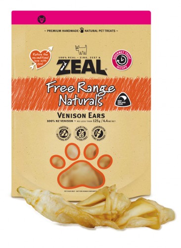 Zeal NP002 - Venison Ears 鹿耳 (3–5 pcs) 125g