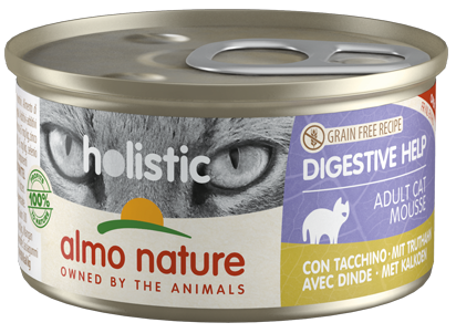 斷貨 可預訂預8月中almo nature [113] Holistic 腸胃護理 - 火雞 貓罐頭 85g (意大利)