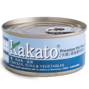 Kakato 833 雞+吞拿魚+蔬菜 170G