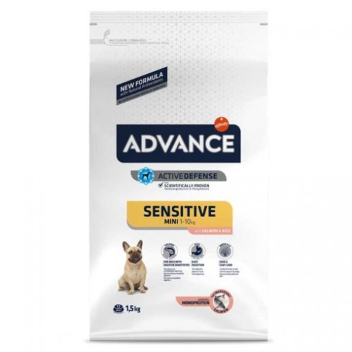Advance - 特殊護理系列 小型成犬 過敏護理（三文魚）(MINI SENSITIVE)狗糧 1.5kg [923524]