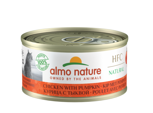 almo nature [9034] - HFC Natural - Chicken with Pumpkin 南瓜雞肉 貓罐頭 70g