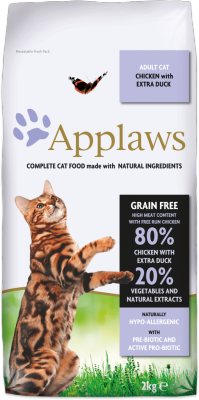 Applaws 全天然成貓-雞肉+鴨肉 2kg [4204]