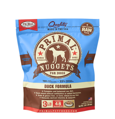PRIMAL **急凍**鮮肉狗配方 - 鴨肉 3 lb