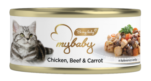 Be My Baby 濕貓糧 [A05] Chicken & Beef & Carrot 雞肉+牛肉+紅蘿蔔 85g x 24罐原箱優惠