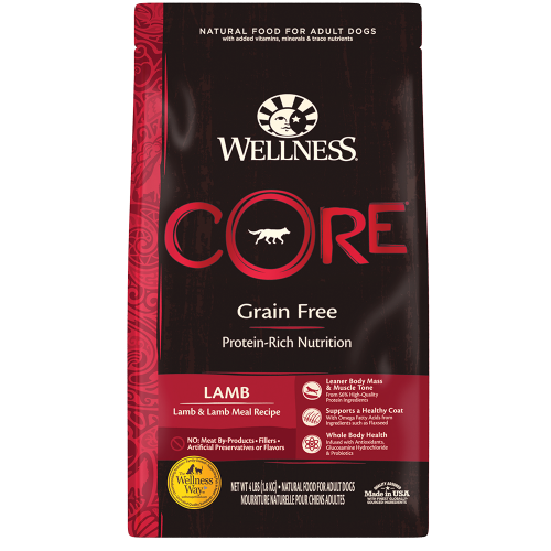 WELLNESS CORE 88457 - 無穀物低敏羊肉配方狗糧 04磅