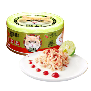 Petsgoal x 忌廉哥 吞拿魚+雞肉 貓罐頭 70g