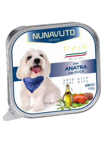 斷貨 未知返貨期 Nunavuto NU-14 狗罐頭 低敏鴨肉 100g