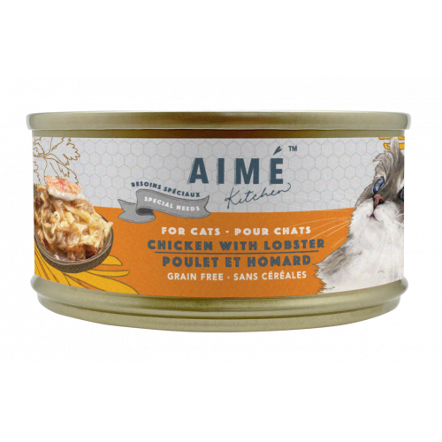 即將停產, 尚有少量存貨 Aime Kitchen [TEA85-S] Special Needs 殿堂主食系列 - 招牌嫩雞伴龍蝦肉 Chicken with Lobster [低磷低鎂] 85g