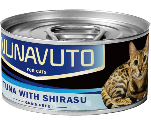 Nunavuto NU-06 貓罐頭 吞拿魚伴白飯魚 80g x 12罐優惠