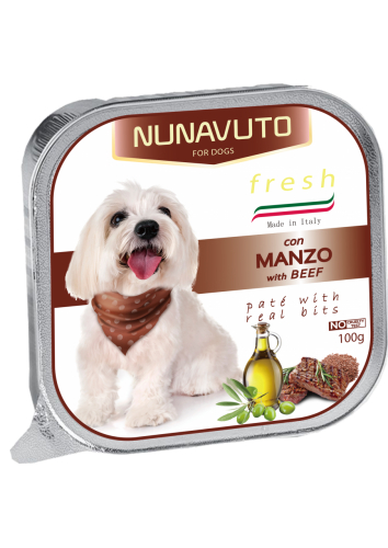 斷貨 未知返貨期 Nunavuto NU-17 狗罐頭 美味牛肉 100g