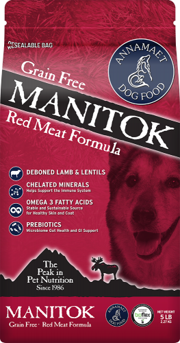 斷貨代理未有期 Annamaet Manitok 草原大地 無穀低敏關節保健配方-低灰質羊肉 鹿肉 05lb [ANT-405]
