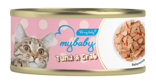 Be My Baby 濕貓糧 [A11] Tuna & Crab 吞拿魚+蟹柳 85g x 24罐原箱優惠