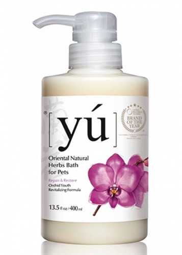 YU東方森草 [YU YU-011] 寵物沐浴露 蘭花凍齡抗老配方 400ML 