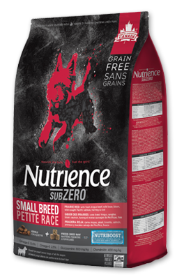 Nutrience SubZero 冷凍脫水鮮牛肝 無穀物紅肉+海魚 小型犬配方 11LB [D6215]