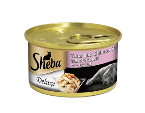 Sheba Tuna and Salmon in Gravy 汁煮白吞拿魚加三文魚 85g