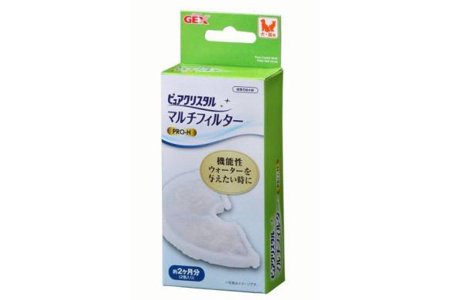GEX FP92402 - 半月形貓狗 機能性離子 飲水機 過濾棉 2pcs