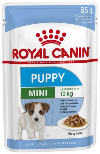 Royal Canin 健康營養系列 - 小型幼犬營養主食濕糧（肉汁）*Mini Puppy (Gravy)* 85g x 12包原裝同款優惠 [3076600]