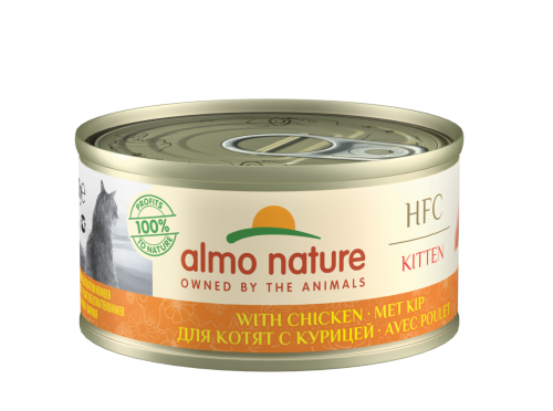 almo nature [9105] - HFC Natural - Kitten Chicken 幼貓雞肉 貓罐頭 70g