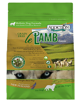 預訂預計12月返貨 Addiction 全天然無穀物成犬配方-羊肉 04lb