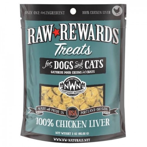 Northwest Naturals NWTRTCX 脫水凍乾小食系列 - 雞肝 3oz