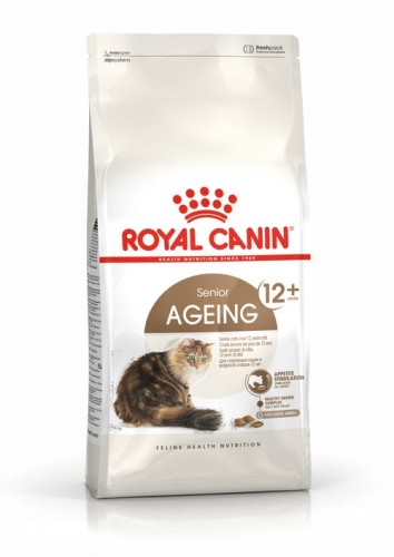 Royal Canin 健康營養系列 - 老年貓12+營養配方 *Ageing 12+* 貓乾糧  400g [2269600]