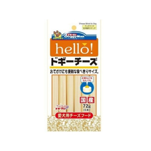 DoggyMan -82035 Hello!Doggy Cheese 芝士條 72g(6pcs) 