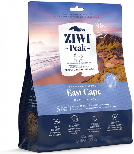 Ziwipeak 巔峰 [ZP-ACEC] 思源系列 風乾貓糧 東角配方(East Cape) 128g