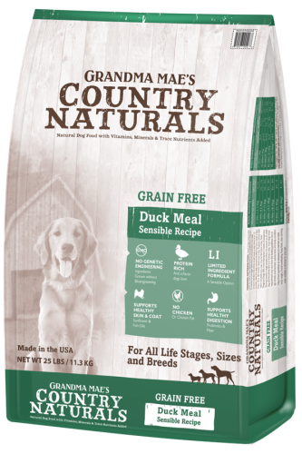 Country Naturals CN0207 - 無穀物全犬種防敏鴨肉精簡配方 4lb