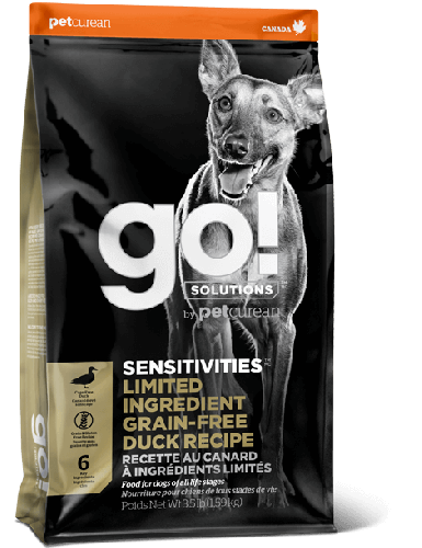 GO! SOLUTIONS 低敏美毛系列 鴨肉狗糧配方 12lb [005708]