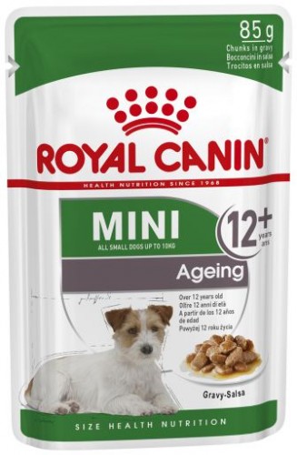 Royal Canin 健康營養系列 - 小型老犬12+營養主食濕糧（肉汁）*Mini Ageing 12+ Dog (Gravy)* 85g x 12包原裝同款優惠 [3162500]