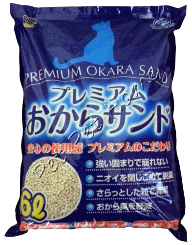 日本Super Cat高級豆腐貓砂(粗粒)-6L X 7包