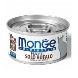Monge [MO3826] 單一蛋白質系列 水牛肉配方 貓罐頭 80g (啡字)