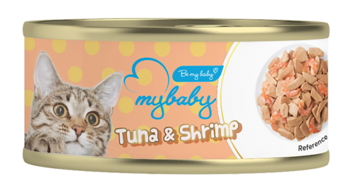 Be My Baby 濕貓糧 [A12] Tuna & Shrimp 吞拿魚+蝦 85g x 24罐原箱優惠