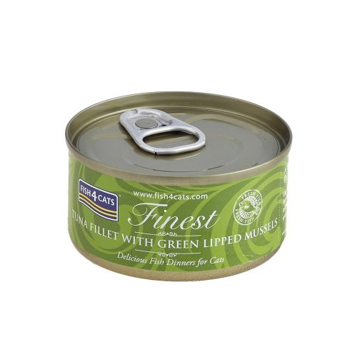 Fish4Cats CTW656 吞拿魚塊及青口貓罐頭 70g x 10罐原條優惠