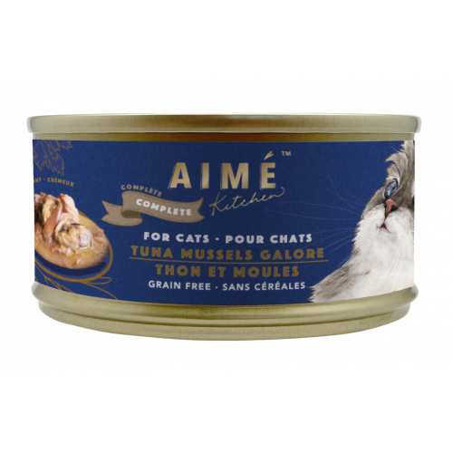 Aime Kitchen [TMA75] Complete 殿堂主食系列 - 吞拿魚青口盛宴 Tuna Mussel Galore 75g x 24罐原箱優惠