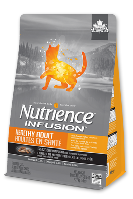 Nutrience 天然凍乾外層 鮮雞肉 成貓配方 05lb (灰底黃) [C2507] 