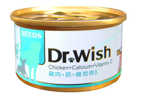 SEEDS (犬用)Dr Wish營養慕絲 DR01 - 雞肉+鈣+維他命D 85g