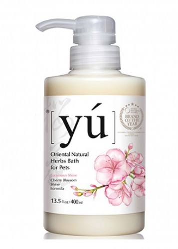 YU東方森草 [YU YU-007] 寵物沐浴露 櫻花亮瑩配方 400ML 