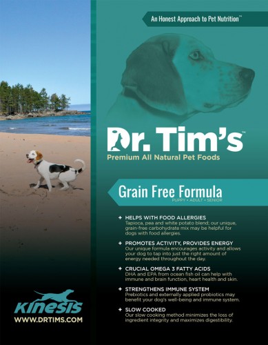 缺貨 Dr.Tim's 全天然無穀物成犬糧 雞肉05磅 (綠)