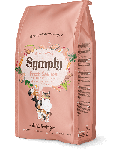Symply 鮮品 [VZS4] 鮮三文魚 全方位配方 全貓糧 4kg 