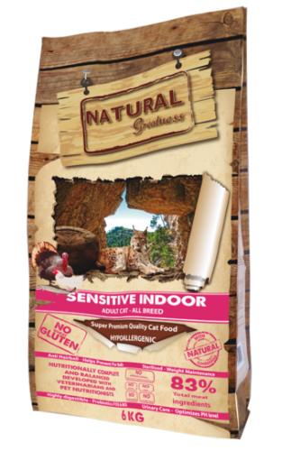 Natural Greatness - Sensitive Indoor 頂級全天然無穀物乾糧 敏感室內配方 2kg [SI-2K / NGCF002A]