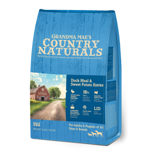 Country Naturals CN0312 - 鴨肉鯡魚全犬種配方 乾糧 14lb (藍)